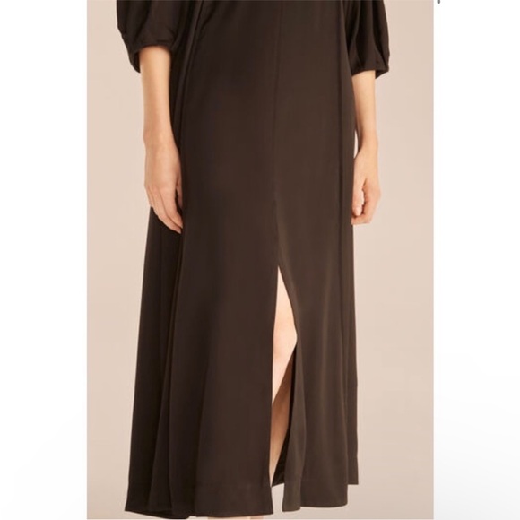 Rebecca Taylor open back satin like dress - Picture 3 of 3